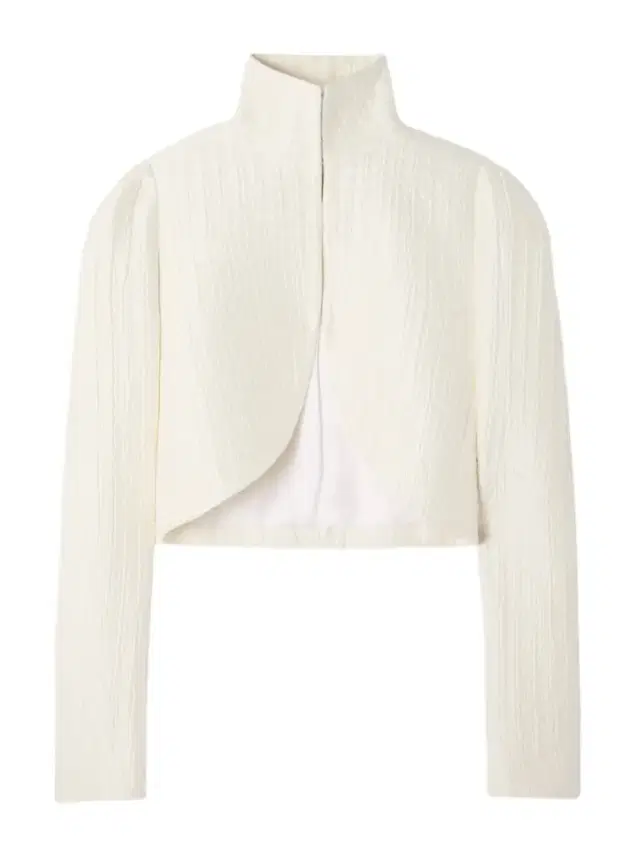 Cropped Silk-cloqué Jacket