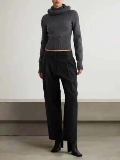 Alaïa Wool Hooded Sweater | Thumbnail 2