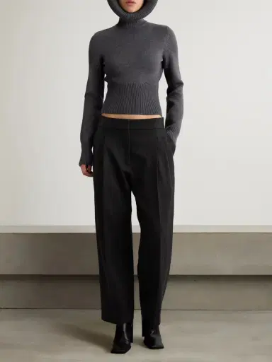Alaïa Wool Hooded Sweater | Thumbnail 5