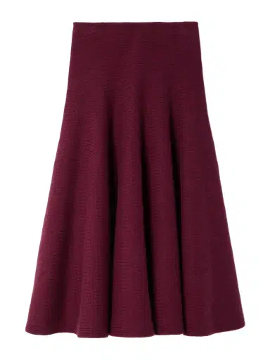 Alaïa Pleated Knitted Cashmere-blend Midi Skirt | Thumbnail 1