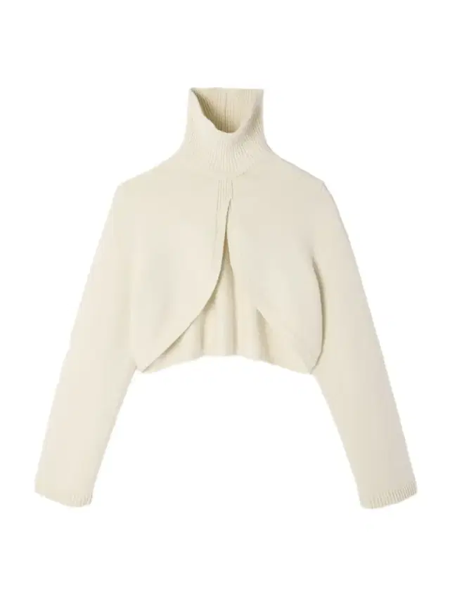 Cropped Cashmere-blend Turtleneck Sweater