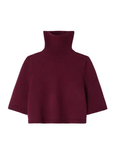 Alaïa Cropped Cashmere-blend Turtleneck Sweater | Thumbnail 1 Alaïa Cropped Cashmere-blend Turtleneck Sweater | Thumbnail 1