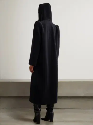 Alaïa Hooded Wool Coat | Thumbnail 3