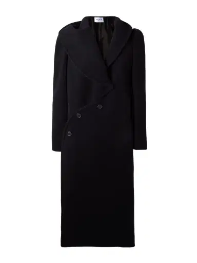 Alaïa Hooded Wool Coat | Thumbnail 1