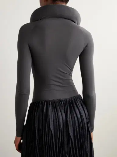 Alaïa Hooded Stretch-jersey Bodysuit | Thumbnail 3 Alaïa Hooded Stretch-jersey Bodysuit | Thumbnail 3