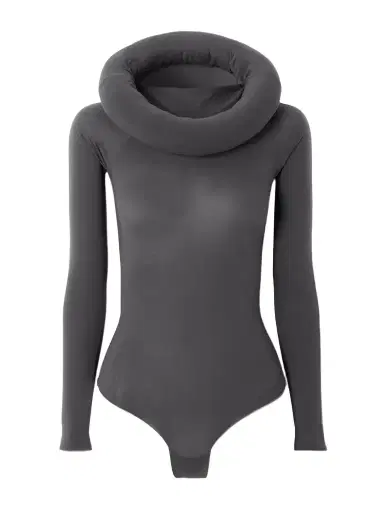 Alaïa Hooded Stretch-jersey Bodysuit | Thumbnail 1 Alaïa Hooded Stretch-jersey Bodysuit | Thumbnail 1