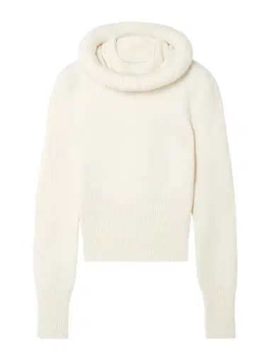 Alaïa Wool Hooded Sweater | Thumbnail 1 Alaïa Wool Hooded Sweater | Thumbnail 1