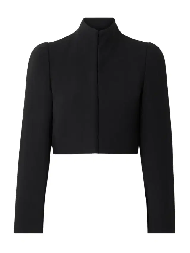 Cropped Twill Jacket