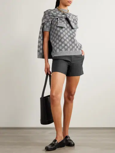 Gucci Jacquard-knit Wool-blend Sweater | Thumbnail 2 Gucci Jacquard-knit Wool-blend Sweater | Thumbnail 2
