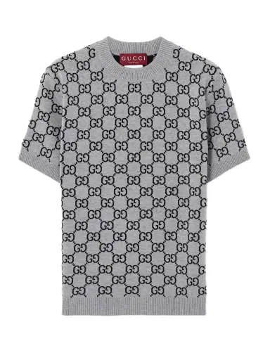 Gucci Jacquard-knit Wool-blend Sweater | Thumbnail 1 Gucci Jacquard-knit Wool-blend Sweater | Thumbnail 1
