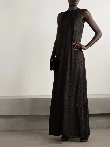 Gucci Crystal-embellished Silk-chiffon Gown | Thumbnail 2 Gucci Crystal-embellished Silk-chiffon Gown | Thumbnail 2
