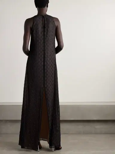 Gucci Crystal-embellished Silk-chiffon Gown | Thumbnail 3 Gucci Crystal-embellished Silk-chiffon Gown | Thumbnail 3