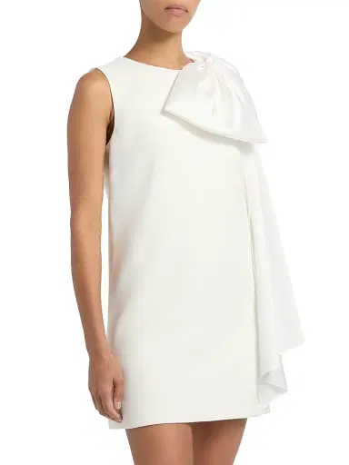 SACHIN BABI Women's Harmony Bow-Accented Gazar Minidress - | Thumbnail 4 SACHIN BABI Women's Harmony Bow-Accented Gazar Minidress - | Thumbnail 4