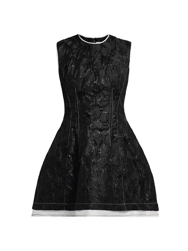 SIMKHAI Women's Audrina Floral Sleeveless Minidress - Black
