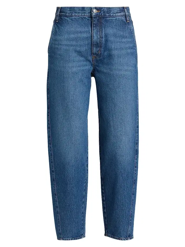 FRAME Women's The Candle Barrel Jeans - Swan
