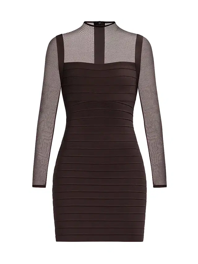 Women's The Amy Bandage Body-Con Minidress - Walnut