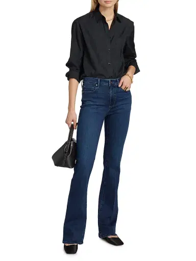 Paige Women's Laurel Canyon High-Rise Flared Jeans - Berlin | Thumbnail 2
