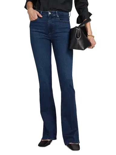 Paige Women's Laurel Canyon High-Rise Flared Jeans - Berlin | Thumbnail 3