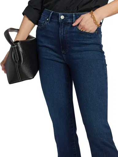 Paige Women's Laurel Canyon High-Rise Flared Jeans - Berlin | Thumbnail 6