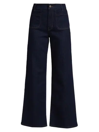 FRAME Women's Le Slim Palazzo Modernist Pocket Jeans - Rinse | Thumbnail 1 FRAME Women's Le Slim Palazzo Modernist Pocket Jeans - Rinse | Thumbnail 1