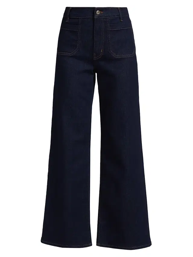 FRAME Women's Le Slim Palazzo Modernist Pocket Jeans - Rinse