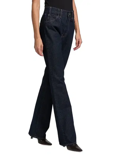 Nili Lotan Women's Joan High-Rise Flare Jeans | Thumbnail 4 Nili Lotan Women's Joan High-Rise Flare Jeans | Thumbnail 4
