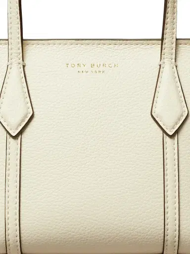 Tory Burch Women's Mini Perry Leather Tote Bag - Warm White | Thumbnail 5