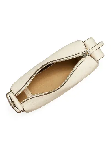 Tory Burch Women's Small Romy Leather Shoulder Bag - Light Cream | Thumbnail 3 Tory Burch Women's Small Romy Leather Shoulder Bag - Light Cream | Thumbnail 3
