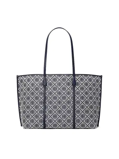 Tory Burch Women's T Monogram Perry Tote Bag - Tory Navy | Thumbnail 1