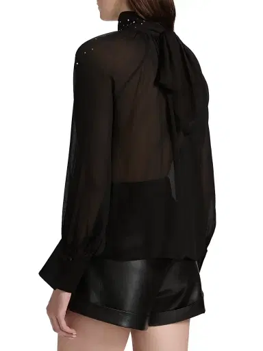 Generation Love Women's Noor Crystal Raglan Blouse - Black | Thumbnail 5 Generation Love Women's Noor Crystal Raglan Blouse - Black | Thumbnail 5