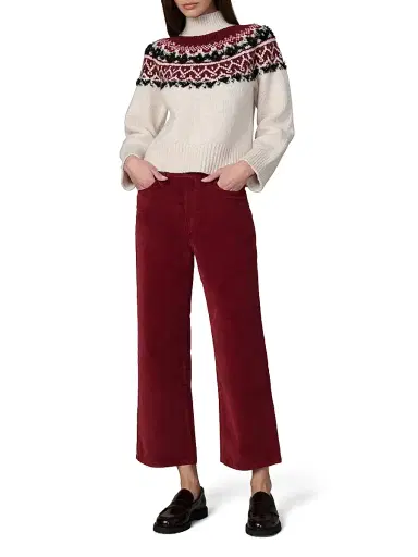 Joe's Jeans Women's The Blake Corduroy Wide-Leg Pants - Syrah | Thumbnail 2 Joe's Jeans Women's The Blake Corduroy Wide-Leg Pants - Syrah | Thumbnail 2