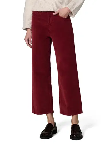 Joe's Jeans Women's The Blake Corduroy Wide-Leg Pants - Syrah | Thumbnail 3 Joe's Jeans Women's The Blake Corduroy Wide-Leg Pants - Syrah | Thumbnail 3