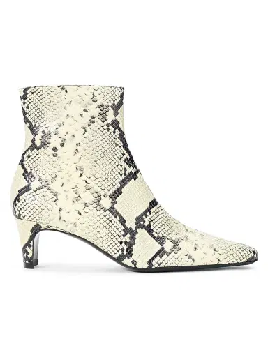 Staud Women's Wally 55MM Snake-Embossed Leather Ankle Boots - White Snake - Size 11 | Thumbnail 1 Staud Women's Wally 55MM Snake-Embossed Leather Ankle Boots - White Snake - Size 11 | Thumbnail 1