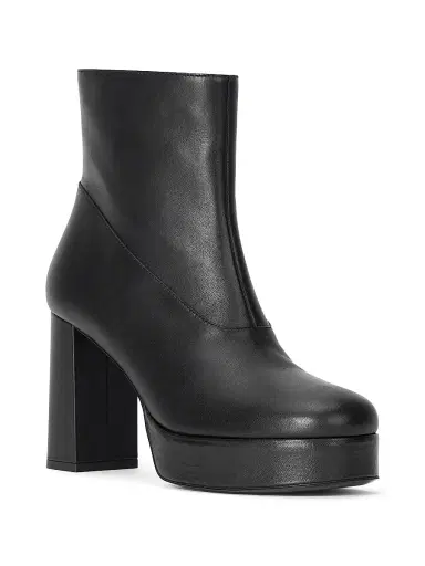 Staud Women's Jodie 100MM Leather Platform Ankle Boots - Black | Thumbnail 2 Staud Women's Jodie 100MM Leather Platform Ankle Boots - Black | Thumbnail 2