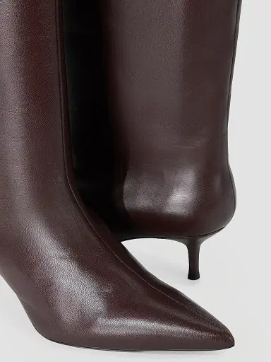 Staud Women's Sebastian 50MM Leather Knee-High Boots - Espresso - Size 5.5 | Thumbnail 4