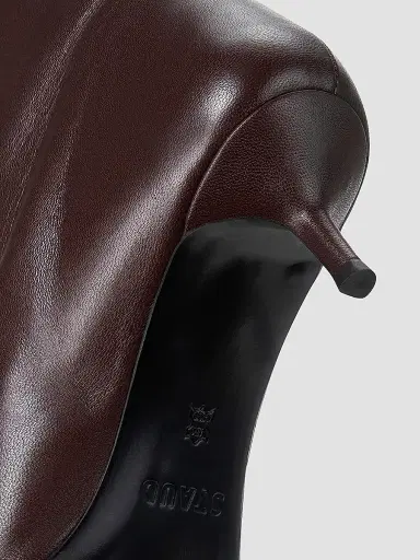 Staud Women's Sebastian 50MM Leather Knee-High Boots - Espresso - Size 5.5 | Thumbnail 5