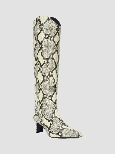 Staud Women's Western Wally Snakeskin Leather Boots - White Snake - Size 9.5 | Thumbnail 2 Staud Women's Western Wally Snakeskin Leather Boots - White Snake - Size 9.5 | Thumbnail 2