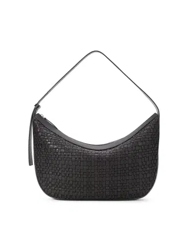 Staud Women's Large Demy Woven Leather Hobo Bag | Thumbnail 1