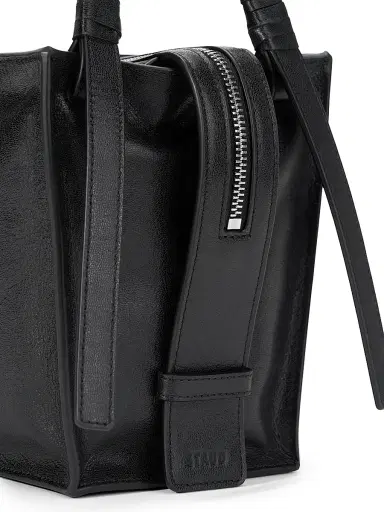 Staud Women's Harold Leather Shoulder Bag - Black | Thumbnail 3