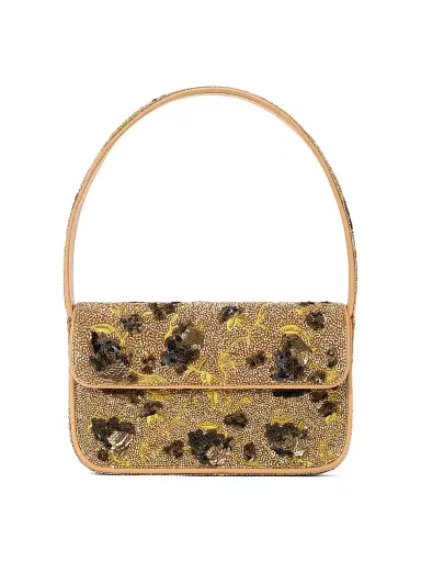 Staud Women's Tommy Beaded Shoulder Bag | Thumbnail 1 Staud Women's Tommy Beaded Shoulder Bag | Thumbnail 1