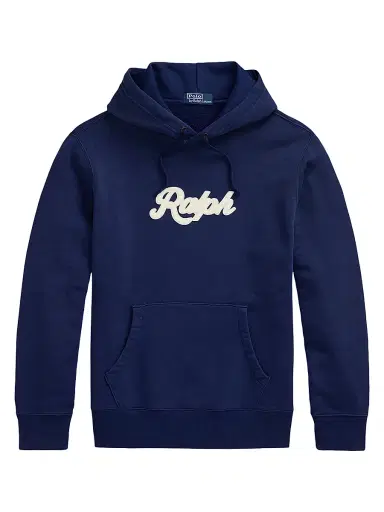 Polo Ralph Lauren Men's Logo-Embroidered Cotton-Blend Hoodie - Dark Cobalt White | Thumbnail 1 Polo Ralph Lauren Men's Logo-Embroidered Cotton-Blend Hoodie - Dark Cobalt White | Thumbnail 1