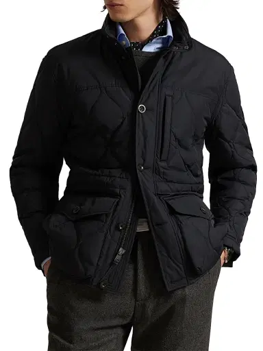 Polo Ralph Lauren Men's Eastham Quilted Hooded Field Jacket | Thumbnail 3 Polo Ralph Lauren Men's Eastham Quilted Hooded Field Jacket | Thumbnail 3