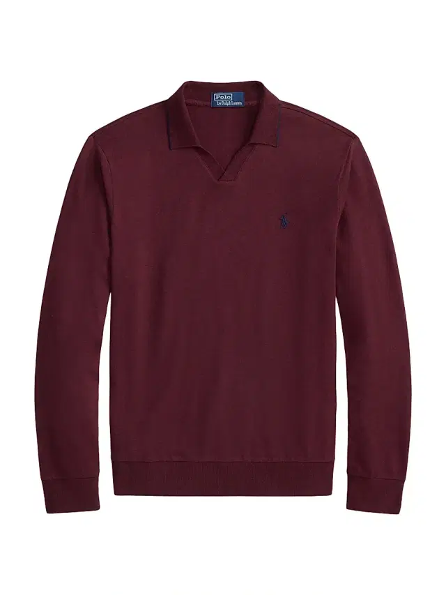 Polo Ralph Lauren Men's Textured Cotton Jersey Polo Shirt - Spring Wine Heather
