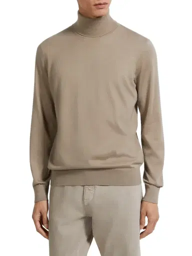 Zegna Men's Cashseta Turtleneck Sweater | Thumbnail 2