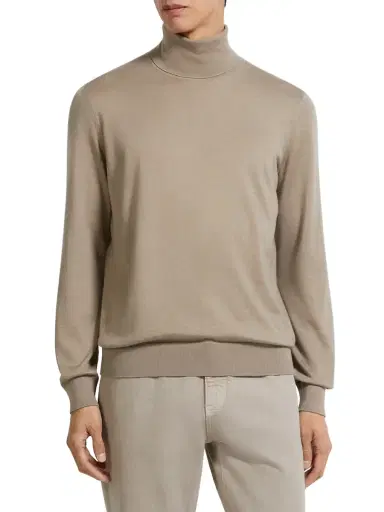 Zegna Men's Cashseta Turtleneck Sweater | Thumbnail 3