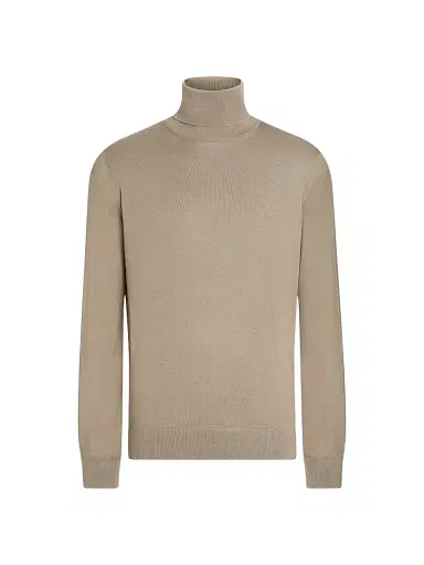 Zegna Men's Cashseta Turtleneck Sweater | Thumbnail 1