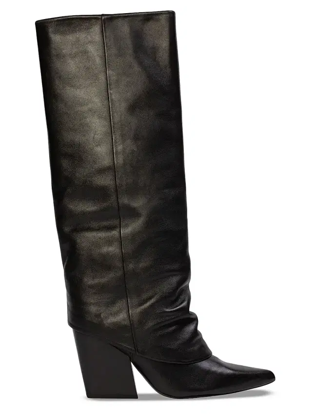 Women's Nev 100 Leather Western Boots - Black Leather