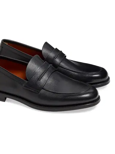 Zegna Men's Mocassin Corso Loafers - Black - Size 13 | Thumbnail 5