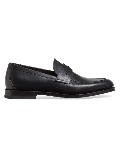 Zegna Men's Mocassin Corso Loafers - Black - Size 13 | Thumbnail 1