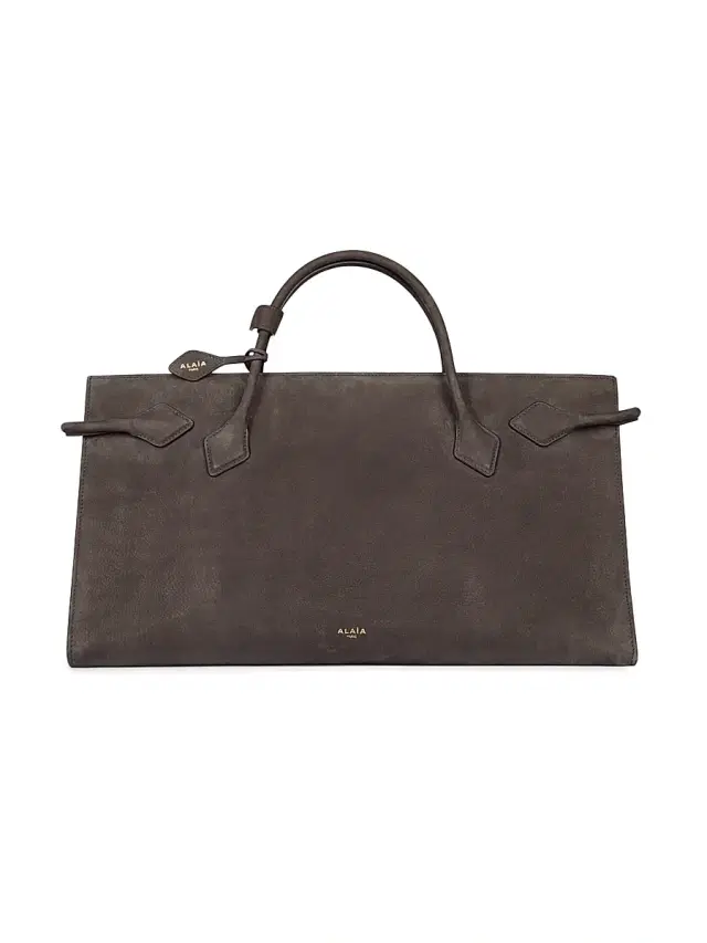 Women's East West Leather Tote Bag - Anthracite